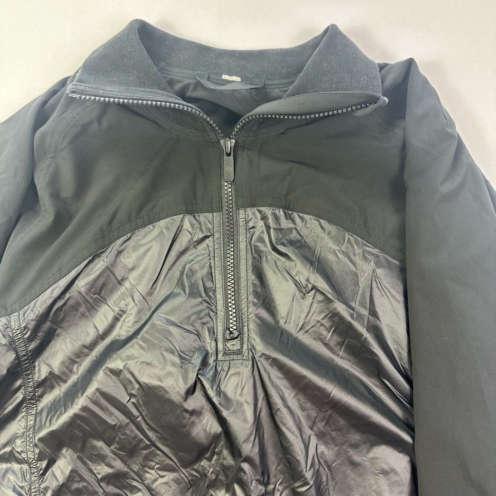 * lululemon All Roads half 1/2 Zip Black pullover light jacket Size 6 - Picture 11 of 11